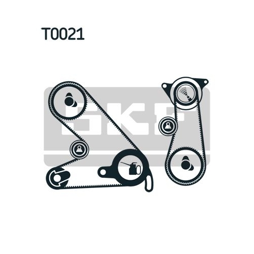 Zahnriemensatz SKF VKMA 03050 für CITROËN FIAT LANCIA PEUGEOT