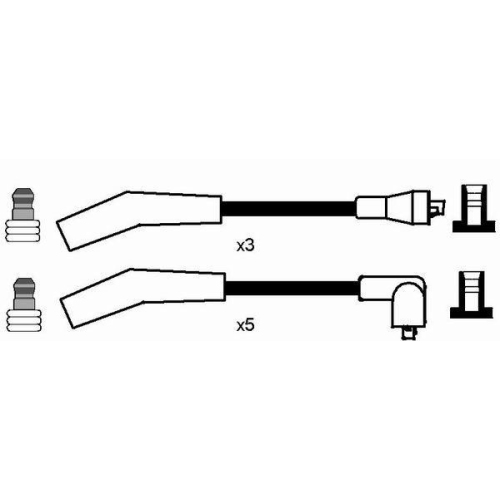 Zündleitungssatz NGK 7079 für