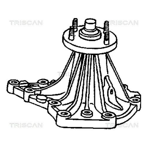 Wasserpumpe, Motorkühlung TRISCAN 8600 13002 für TOYOTA