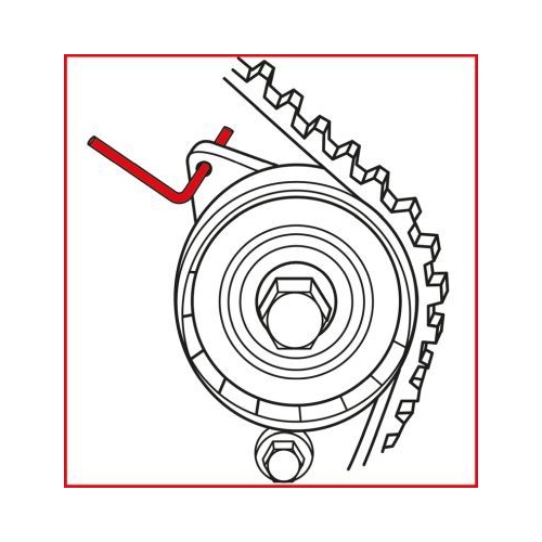 Einstellwerkzeugsatz, Steuerzeiten KS TOOLS 400.0250 für