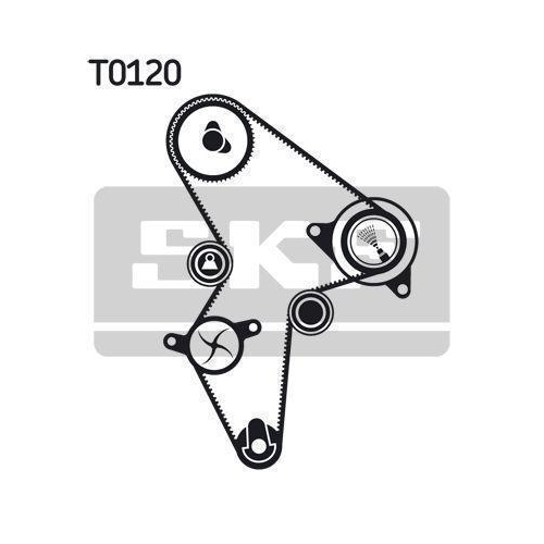 Zahnriemensatz SKF VKMA 03121 für AUDI CITROËN FIAT LANCIA NISSAN PEUGEOT ROVER