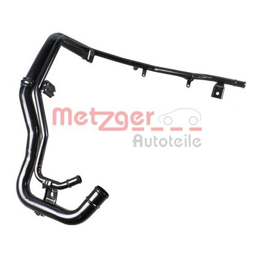 Kühlmittelrohrleitung METZGER 4010263 für VW, Motorraum