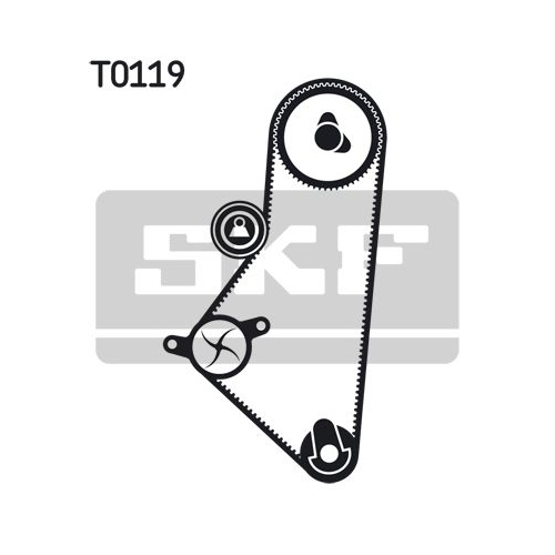 Zahnriemensatz SKF VKMA 03202 für CITROËN FIAT PEUGEOT