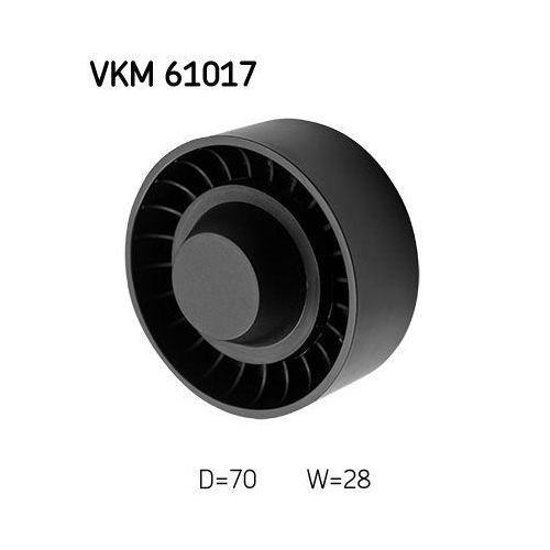 Umlenk-/Führungsrolle, Keilrippenriemen SKF VKM 61017 für TOYOTA LEXUS, links