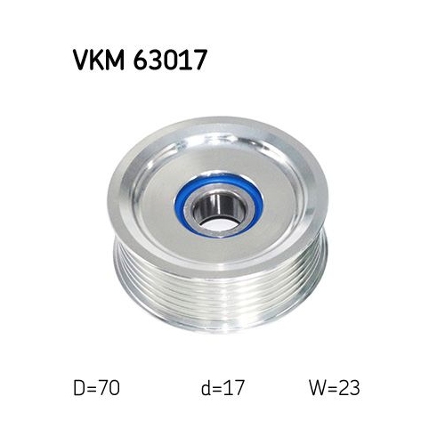 Umlenk-/Führungsrolle, Keilrippenriemen SKF VKM 63017 für HONDA