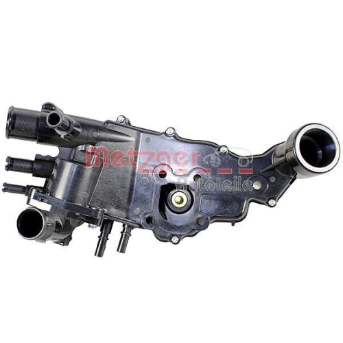 Thermostatgehäuse METZGER 4010283 für CITROËN PEUGEOT