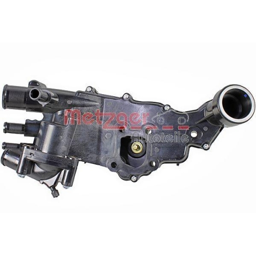 Thermostatgehäuse METZGER 4010284 für CITROËN PEUGEOT