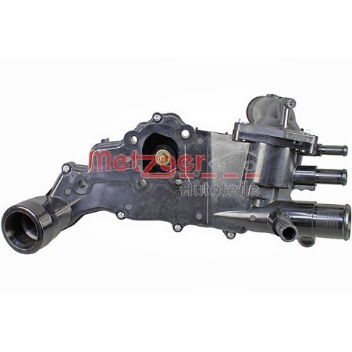 Thermostatgehäuse METZGER 4010285 für CITROËN FIAT PEUGEOT