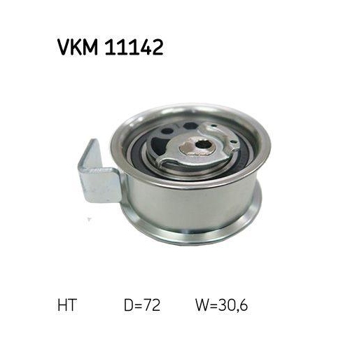 Spannrolle, Zahnriemen SKF VKM 11142 für AUDI FORD SEAT SKODA VW, links oben