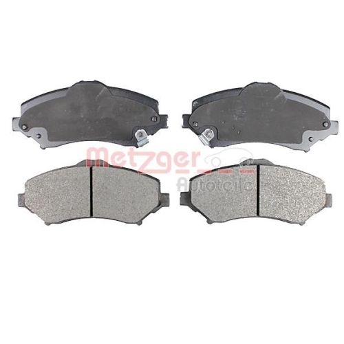 Bremsbelagsatz, Scheibenbremse METZGER 1170883 für CHRYSLER DODGE FIAT VW JEEP