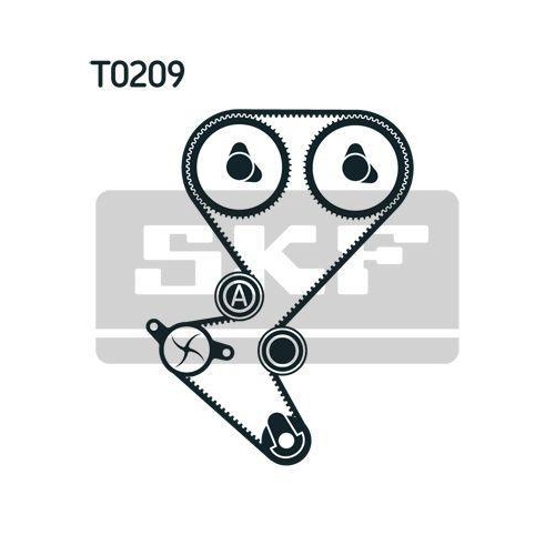 Zahnriemensatz SKF VKMA 03258 für CITROËN PEUGEOT