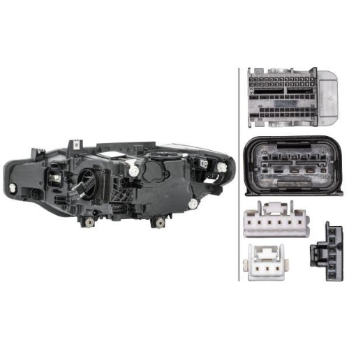 Hauptscheinwerfer HELLA 1EX 012 102-921 für BMW BMW (BRILLIANCE), rechts