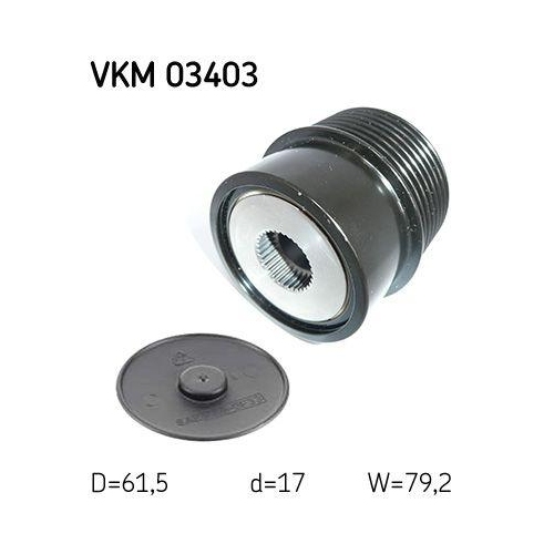 Generatorfreilauf SKF VKM 03403 für