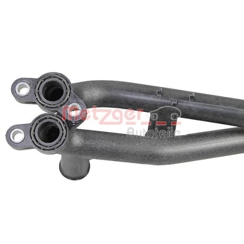 Kühlmittelrohrleitung METZGER 4010312 GREENPARTS für AUDI VW