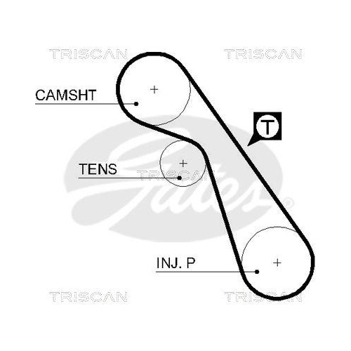 Zahnriemensatz TRISCAN 8647 16013 für FORD MAZDA