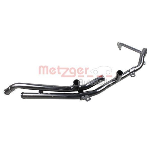 Kühlmittelrohrleitung METZGER 4010319 für AUDI SEAT SKODA VW, Motorraum, links