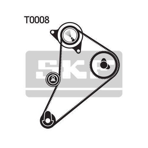 Zahnriemensatz SKF VKMA 04300 für FORD