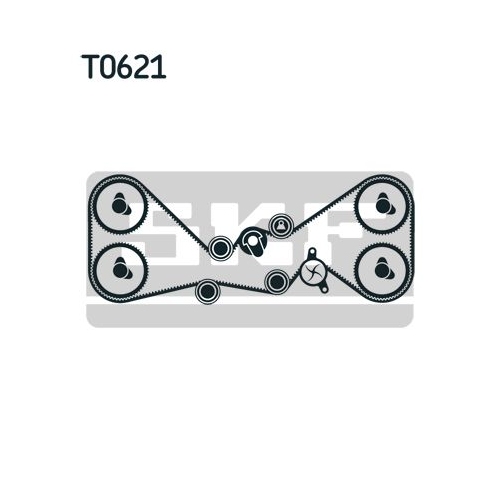 Wasserpumpe + Zahnriemensatz SKF VKMC 98112 für SUBARU