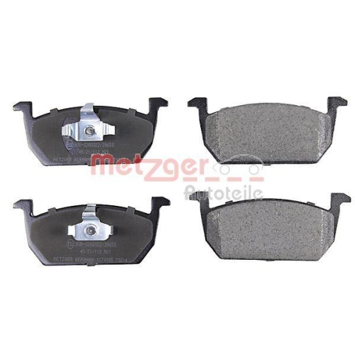 Bremsbelagsatz, Scheibenbremse METZGER 1170925 für AUDI SEAT SKODA VW VAG