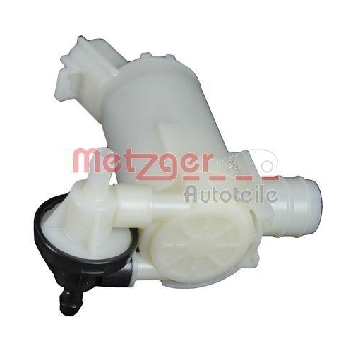 Waschwasserpumpe, Scheibenreinigung METZGER 2220062 für MITSUBISHI, vorne