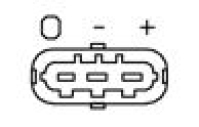 Sensor, Saugrohrdruck NGK 95936 für HONDA OPEL CHEVROLET DAEWOO GENERAL MOTORS