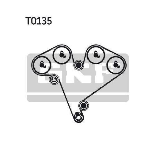 Zahnriemensatz SKF VKMA 05500 für OPEL SAAB VAUXHALL CADILLAC