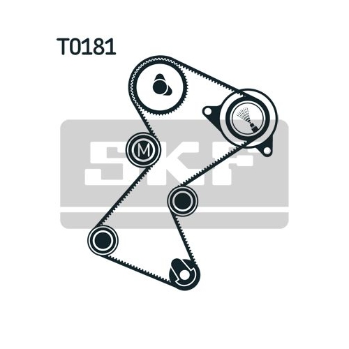 Zahnriemensatz SKF VKMA 06128 für OPEL RENAULT VAUXHALL