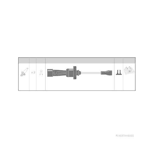 Zündleitungssatz HERTH+BUSS JAKOPARTS J5380310 für HYUNDAI KIA