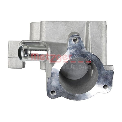 Thermostatgehäuse METZGER 4010379 für RENAULT DACIA