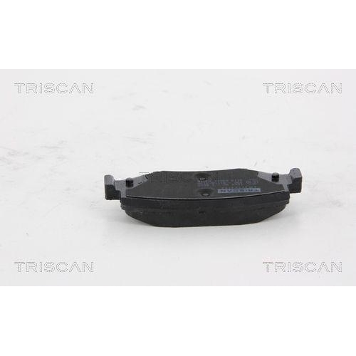 Bremsbelagsatz, Scheibenbremse TRISCAN 8110 80539 für DODGE JEEP, Hinterachse