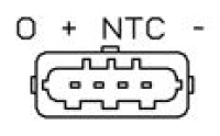 Sensor, Saugrohrdruck NGK 96769 für HYUNDAI KIA, Saugrohr