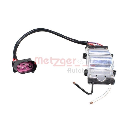 Steuergerät, Elektrolüfter (Motorkühlung) METZGER 0917448 für AUDI PORSCHE VW