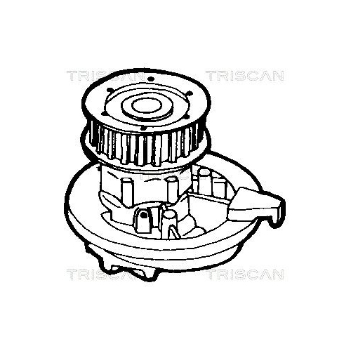 Wasserpumpe, Motorkühlung TRISCAN 8600 24047 für BEDFORD OPEL VAUXHALL DAEWOO