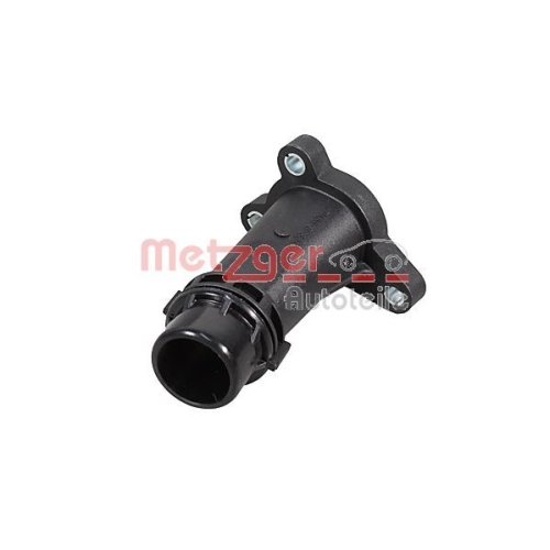 Kühlmittelflansch METZGER 4010400 GREENPARTS für BMW MINI, Motorblock, links