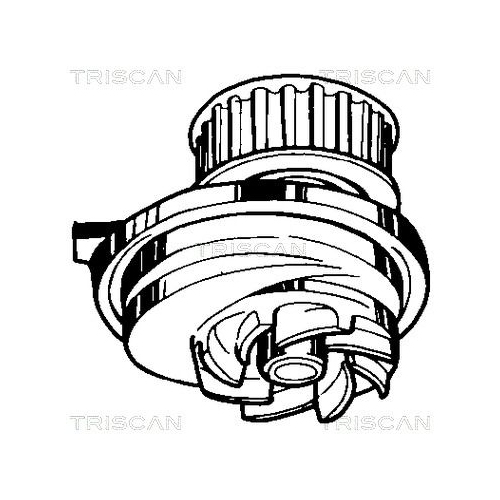 Wasserpumpe, Motorkühlung TRISCAN 8600 24052 für BEDFORD OPEL VAUXHALL