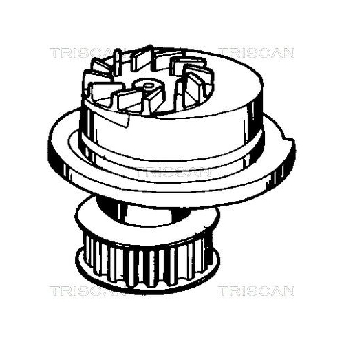 Wasserpumpe, Motorkühlung TRISCAN 8600 24051 für BEDFORD OPEL VAUXHALL CHEVROLET