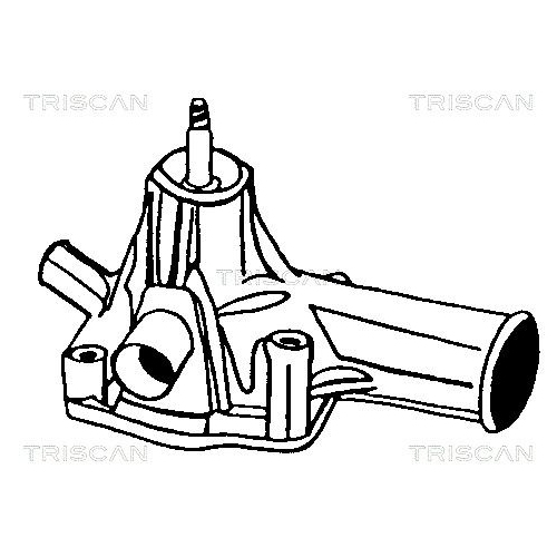 Wasserpumpe, Motorkühlung TRISCAN 8600 67670 für SKODA