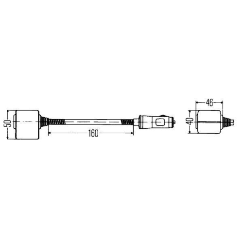 Leseleuchte HELLA 2AB 004 532-021 für AUDI BMW MACK MITSUBISHI NISSAN OPEL VOLVO