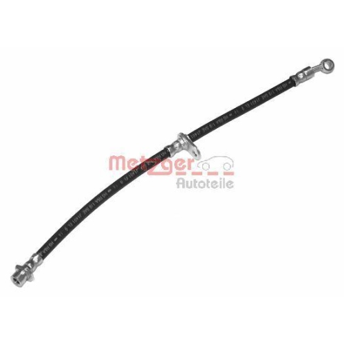 Bremsschlauch METZGER 4115189 für HONDA, Vorderachse links