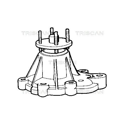 Wasserpumpe, Motorkühlung TRISCAN 8600 13863 für DAIHATSU TOYOTA