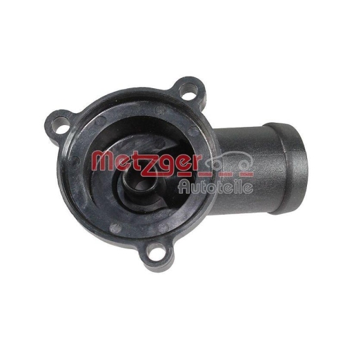 Kühlmittelflansch METZGER 4010434 für AUDI SKODA VW, Thermostat