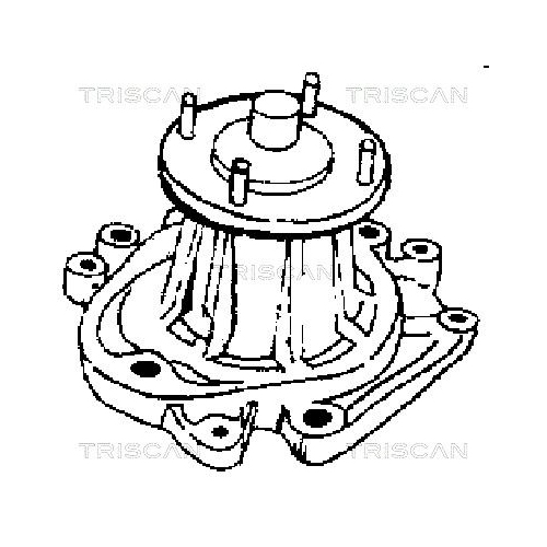 Wasserpumpe, Motorkühlung TRISCAN 8600 13912 für TOYOTA