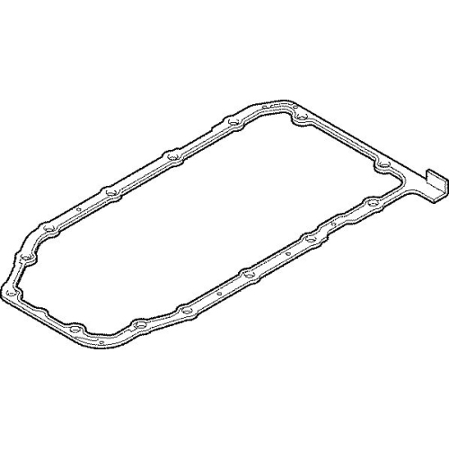 Dichtung, Ölwanne ELRING 410.050 für OPEL DAEWOO, oben