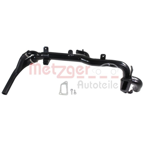 Kühlmittelrohrleitung METZGER 4010445 für OPEL SAAB VAUXHALL GENERAL MOTORS