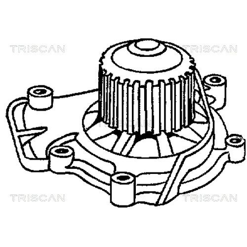 Wasserpumpe, Motorkühlung TRISCAN 8600 40001 für HONDA