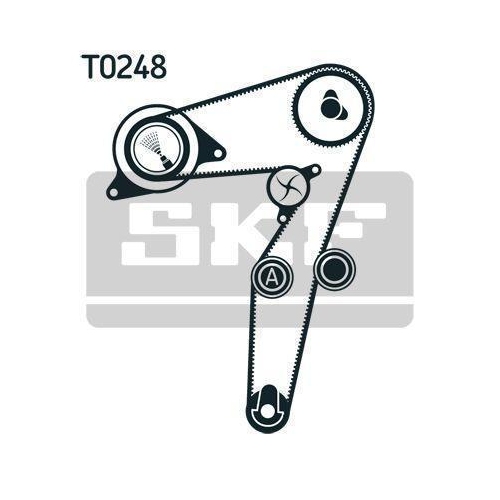 Wasserpumpe + Zahnriemensatz SKF VKMC 02195-2 für ALFA ROMEO CHRYSLER FIAT OPEL