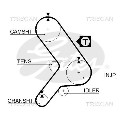 Zahnriemen TRISCAN 8645 5299 für CITROËN FIAT PEUGEOT SUBARU DANA CHERY SPERANZA