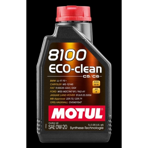 Motul 8100 ECO-CLEAN 0W-20 1L