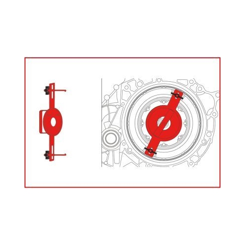 Montagewerkzeugsatz, Kupplung/Schwungrad KS TOOLS 150.2415 für