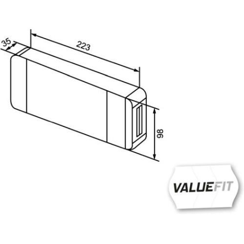 Heckleuchte HELLA 2VA 357 020-011 HELLA VALUEFIT